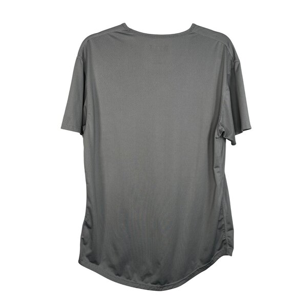 BYLT Basics Performance Drop Cut Short Sleeve Shirt in Gray Size Medium - Picture 2 of 8